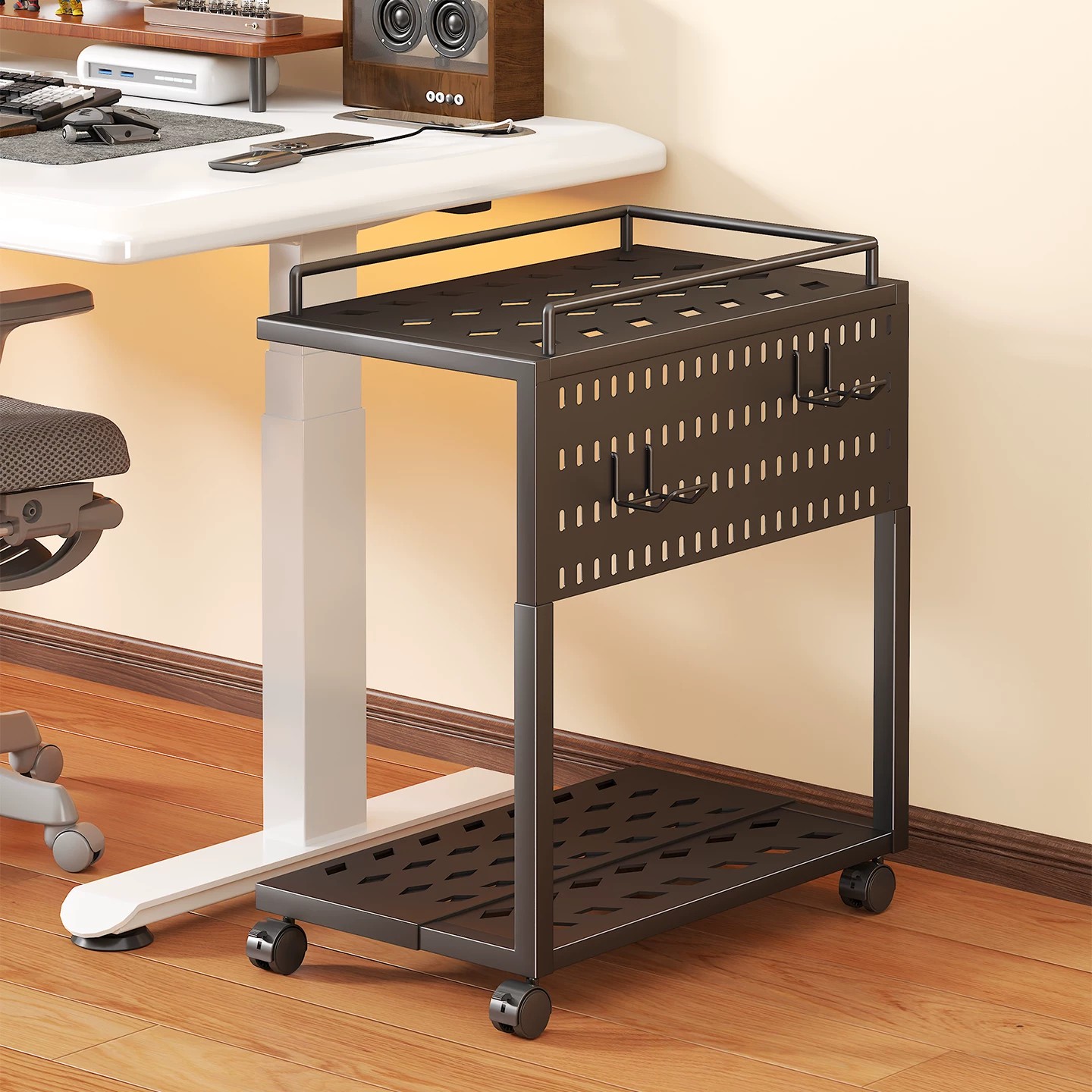 Office Furniture Brands - Computerhoofdunitbeugel, mobiel bureau voor onder een