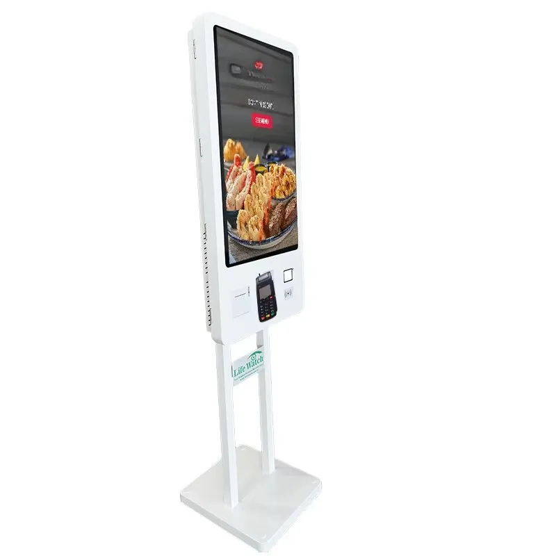 Printer Stand - 27 inch zelfbedieningsbestelkiosk met LCD-scherm, digitale