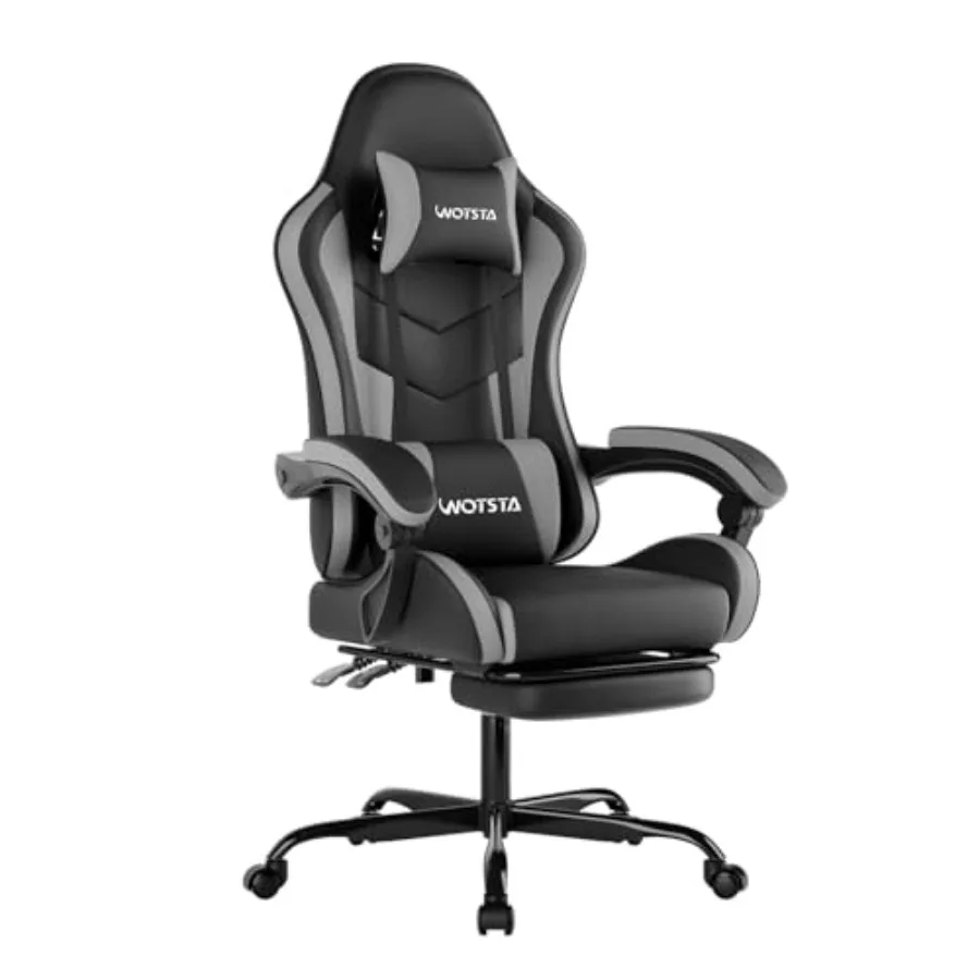 Office Stool - Ergonomische gaming-bureaustoel met voetsteun, in een