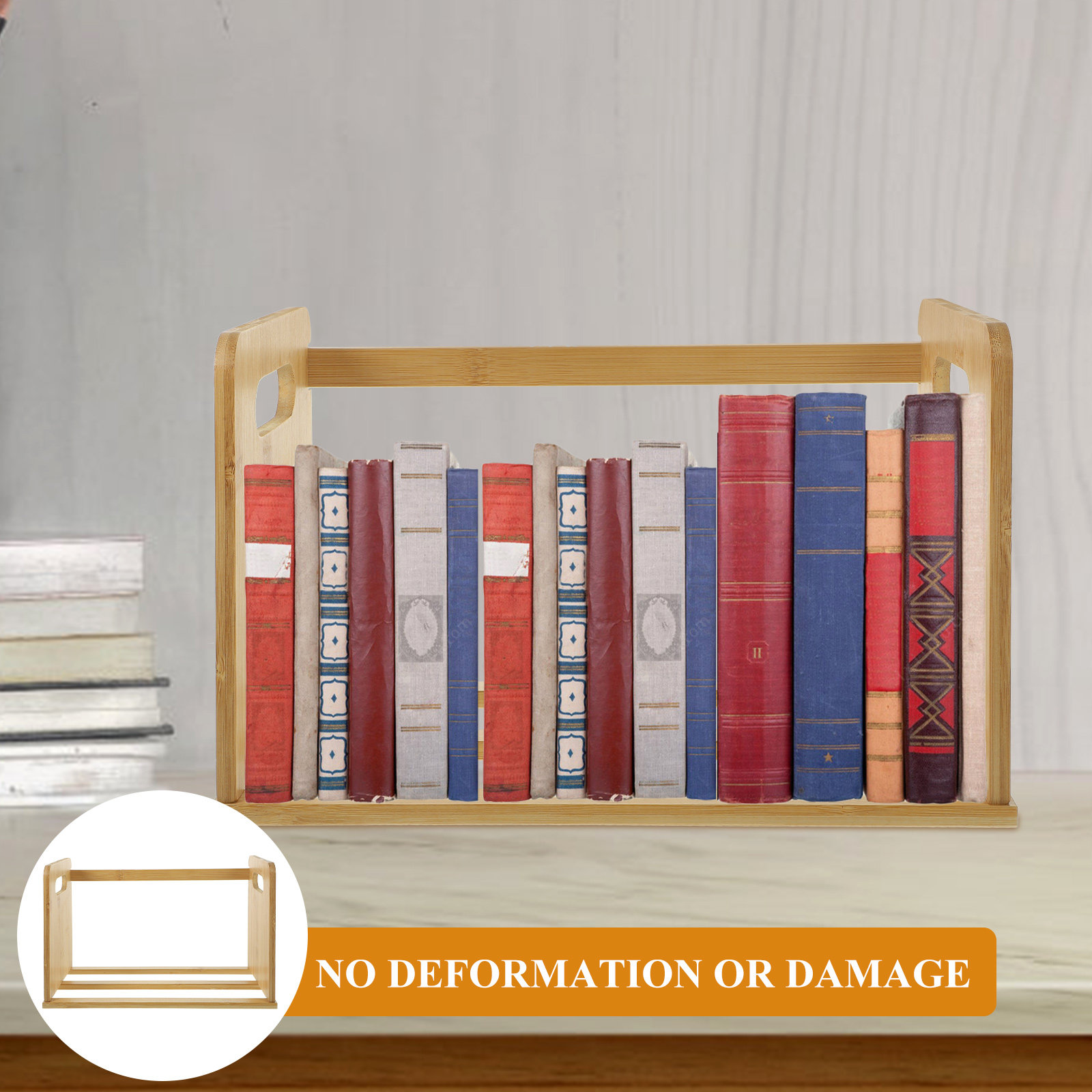 Bookshelf - Houten boekenplank voor op het bureau,