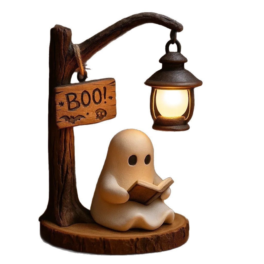 Desk Lamp - Spookachtige leeslamp 4,3x3,14x6,3 inch van hars,