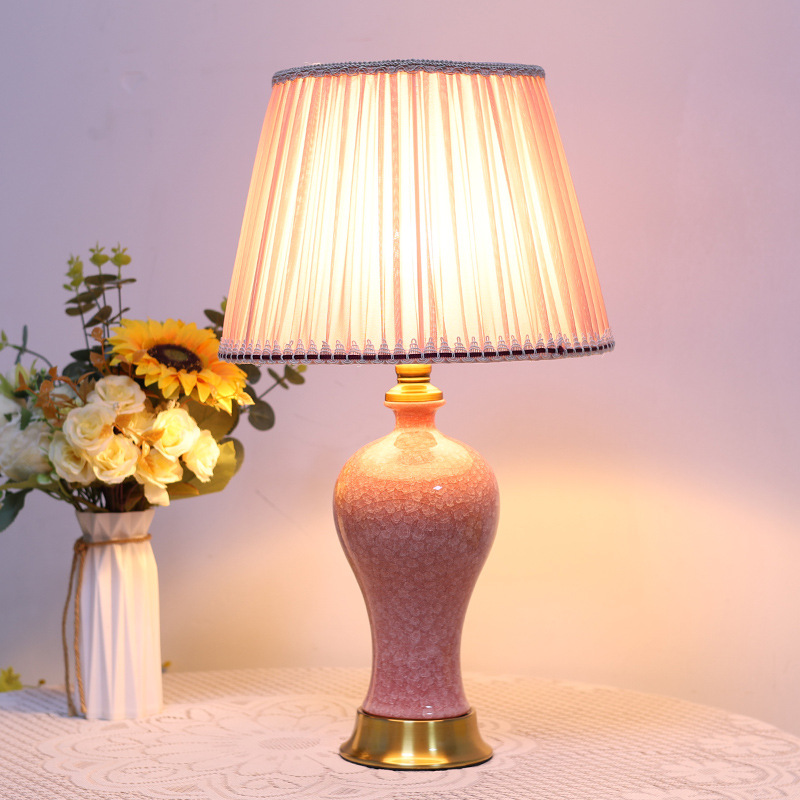 Desk Lamp - Jingdezhen keramische vaas, bureaulamp, Chinees hoogwaardig