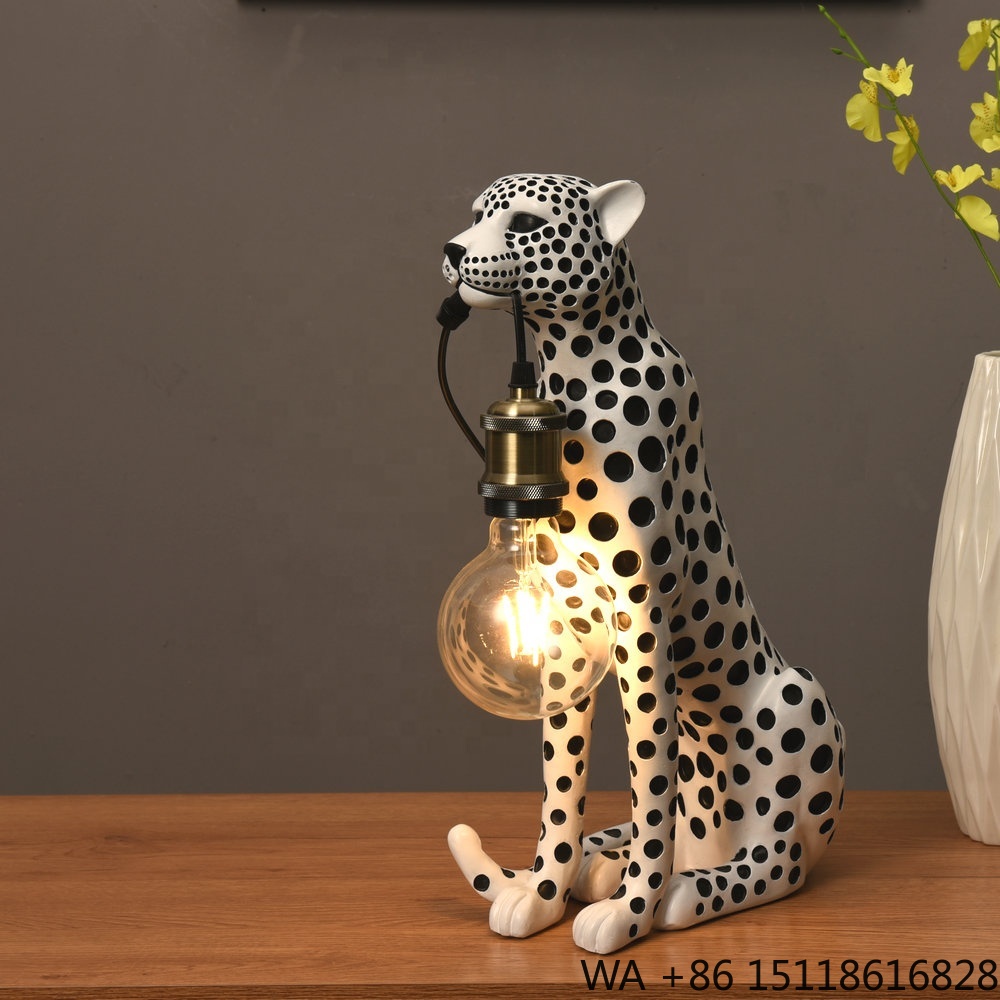 Office Furniture Brands - Moderne kunst dierenluipaard hars sculptuur luxe