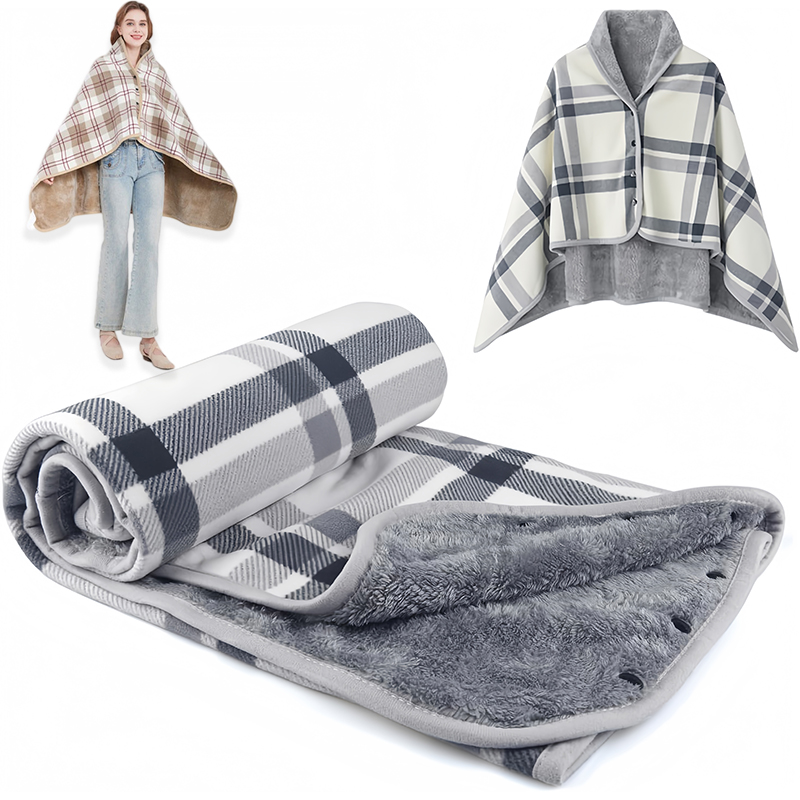 Office Stool - Draagbare deken, comfortabele, warme omslagdoek, poncho