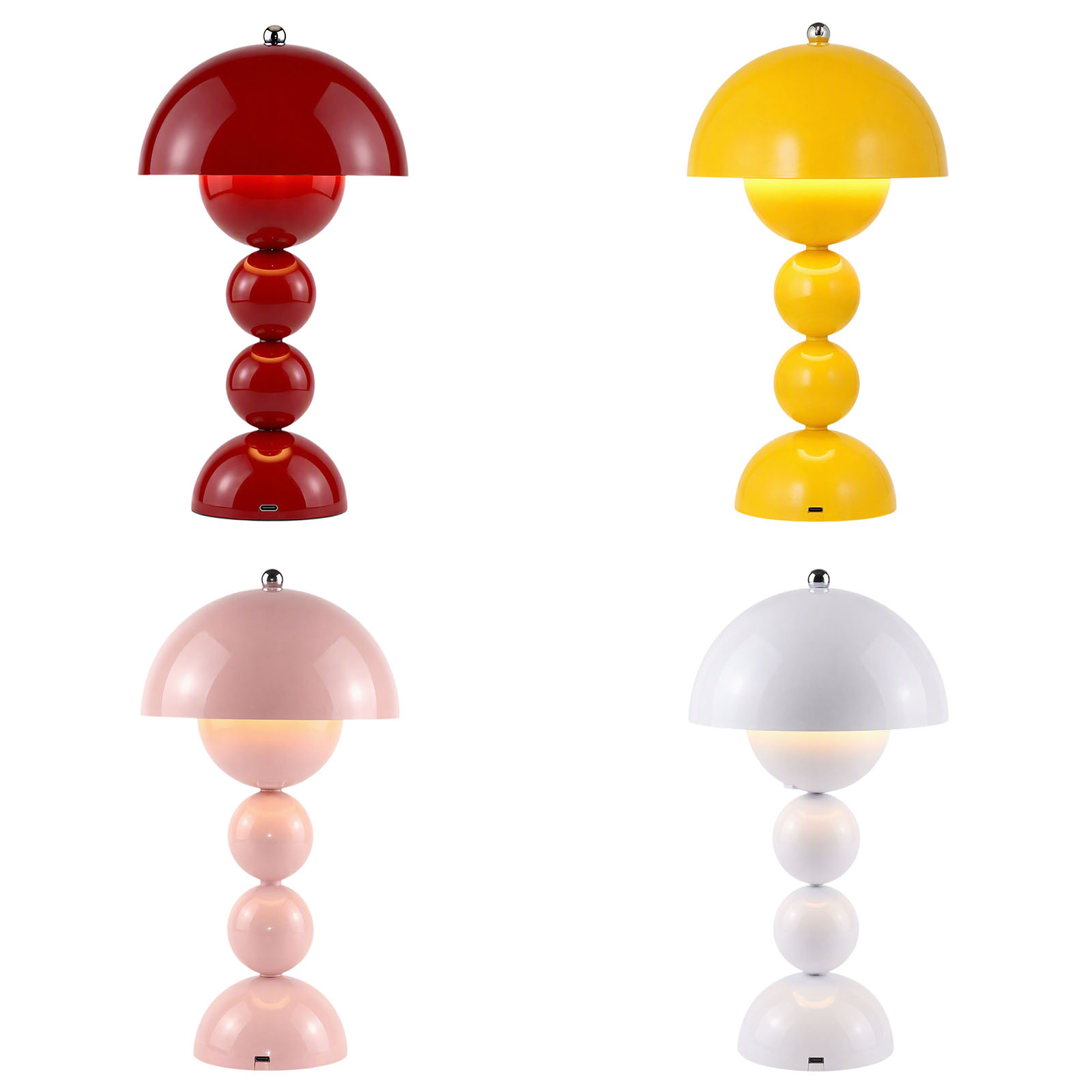 Desk Lamp - Vintage paddenstoel bloemknop bureaulamp USB LED