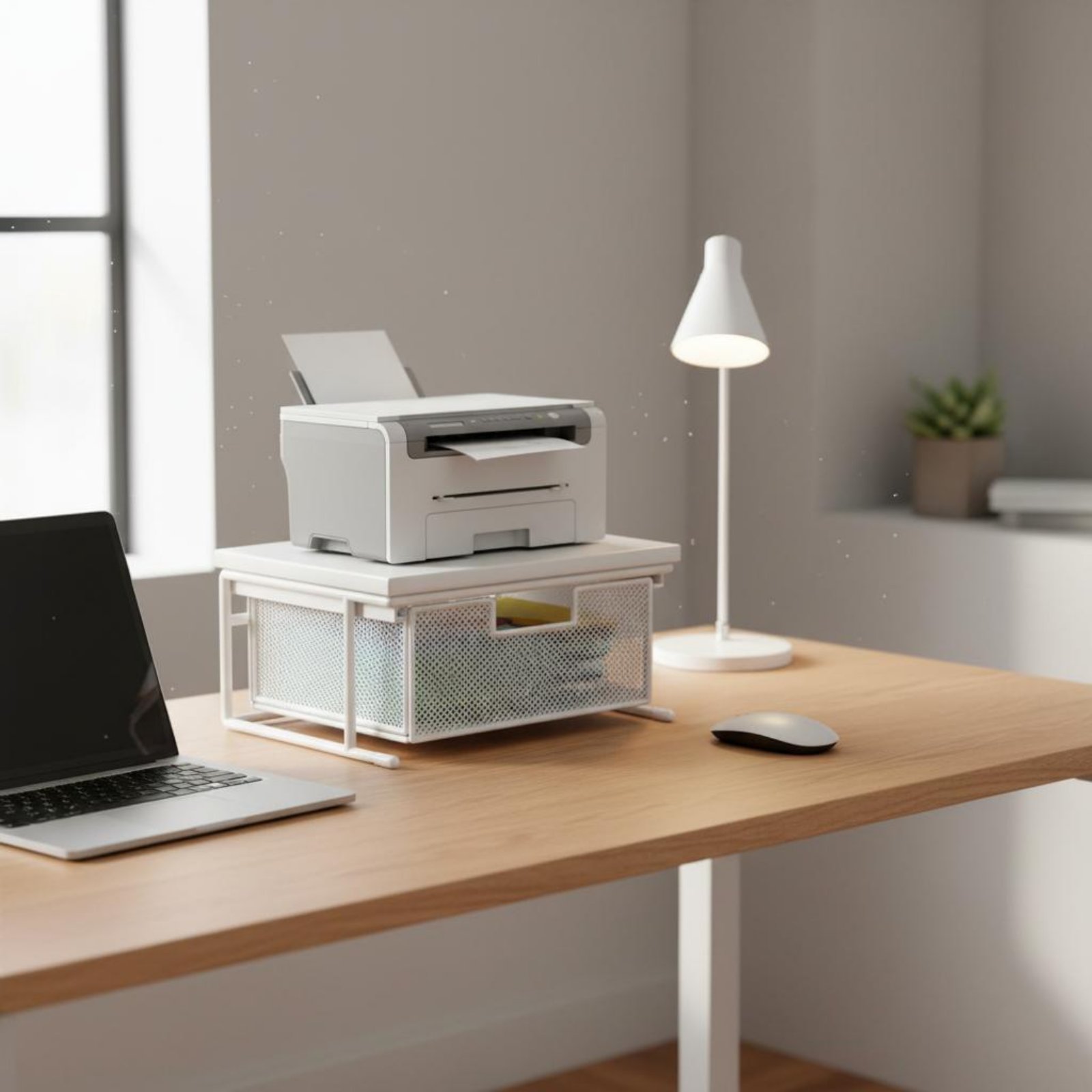 Printer Stand - Printerstandaard met lade Multifunctionele desktop printerstandaard