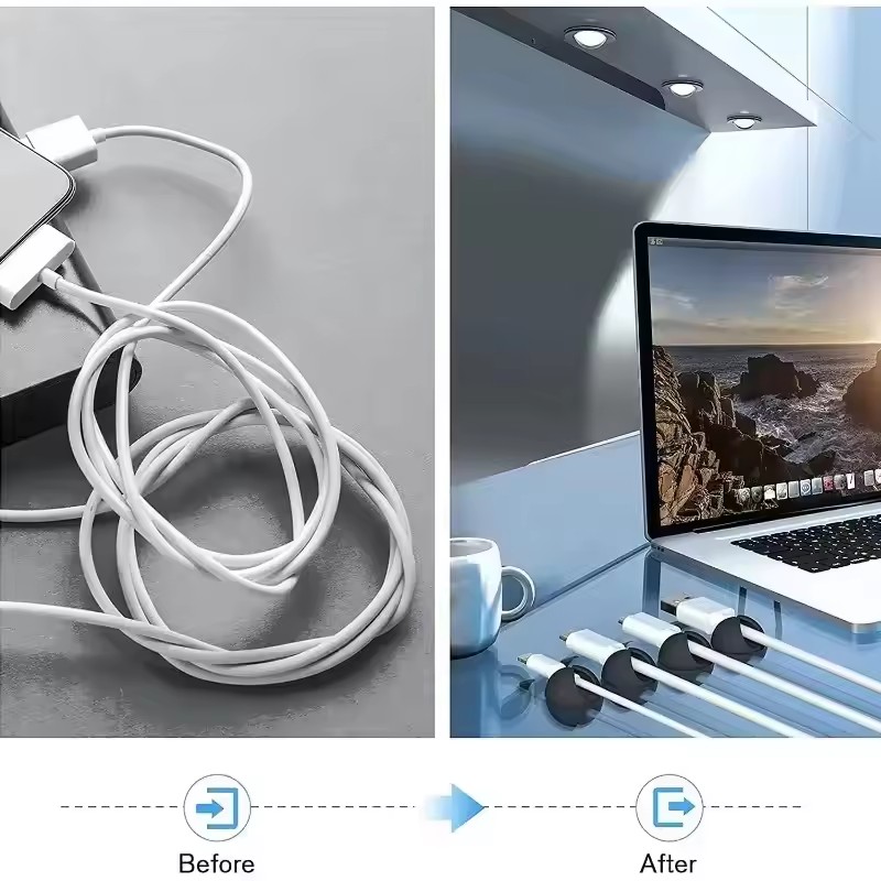 Mini siliconen USB-kabelopwind - Desk Organizer recensie en prijs