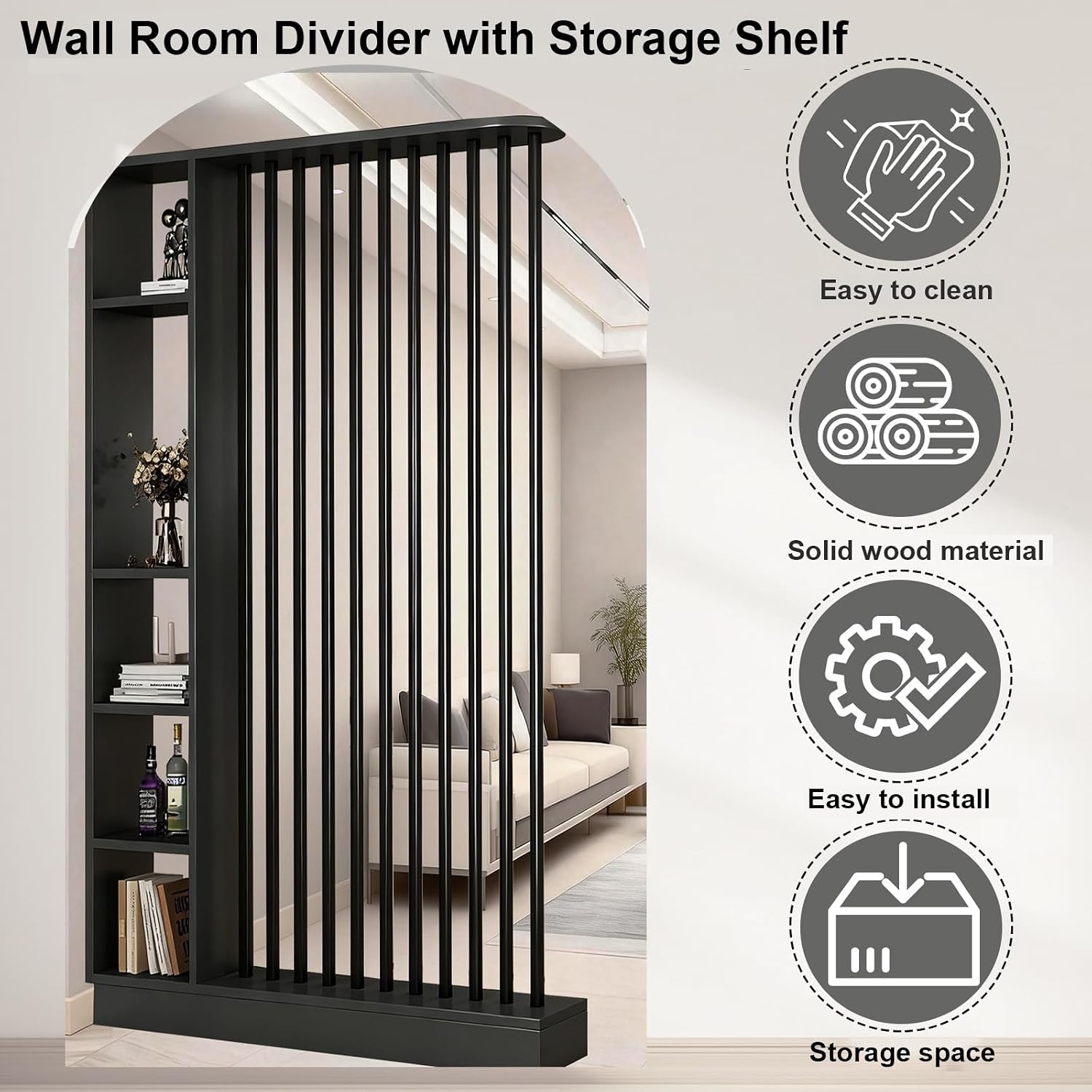 Kamerdeelwand van vloer tot pl - Partition Screen Divider recensie en prijs