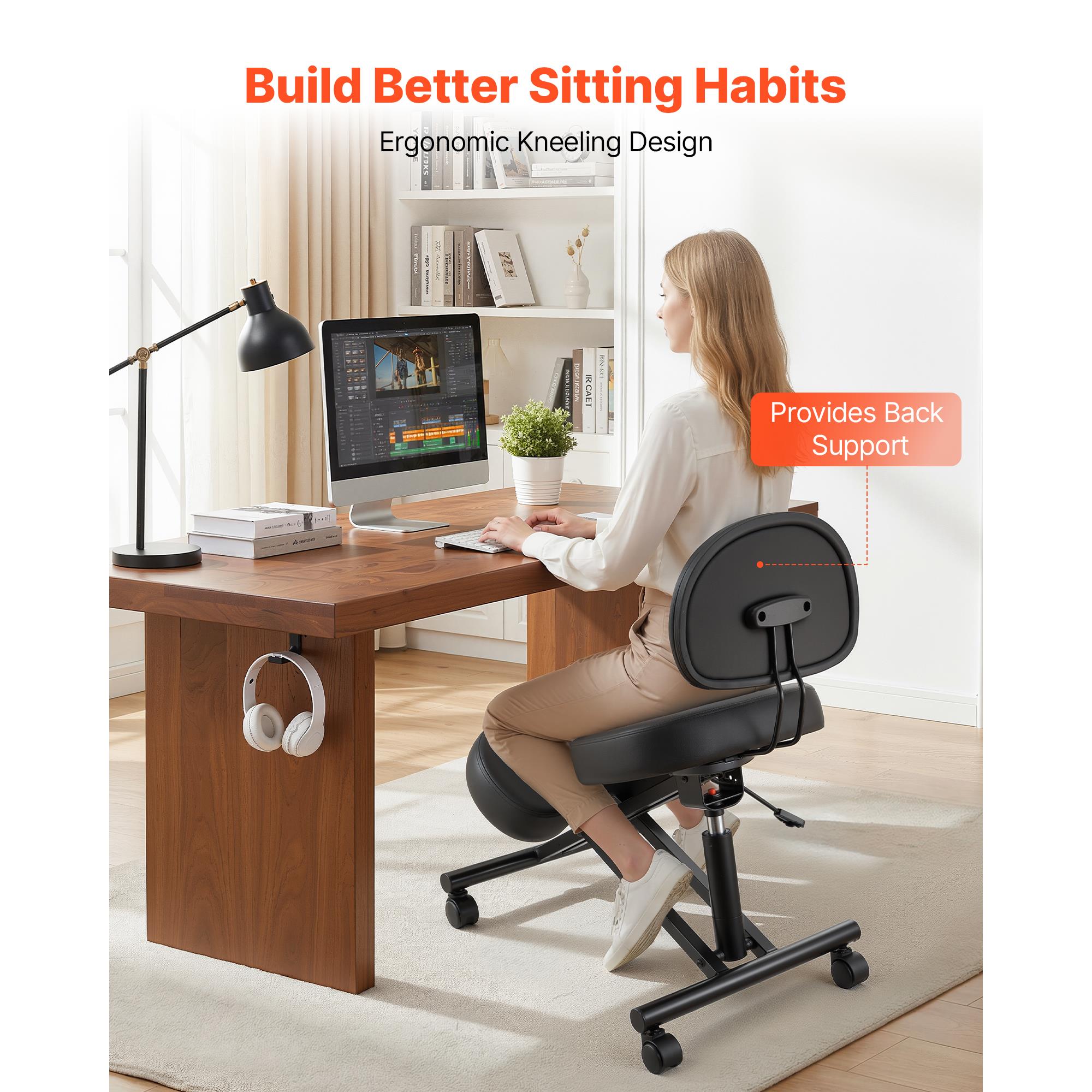 Ergonomische knielstoel met ru - Office Chair recensie en prijs