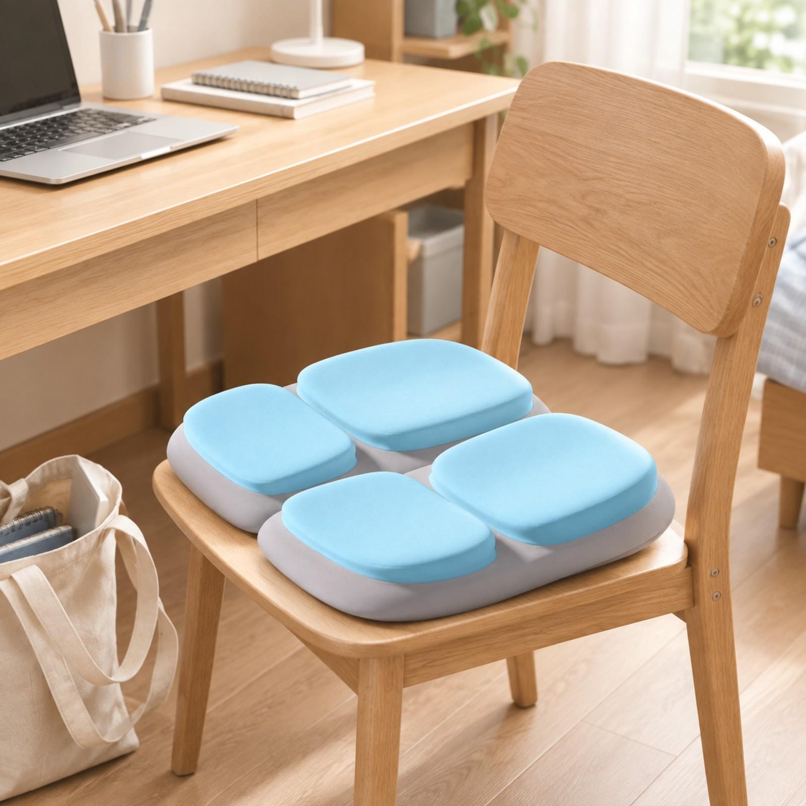 Vierdelig opvouwbaar zitkussen - Office Chair Cushion recensie en prijs